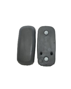 Charcoal, Flat Pillow