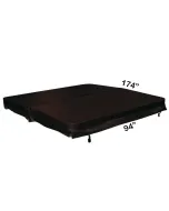 174" x 94" Swim Spa Cover for H2X Crosstrainer 14