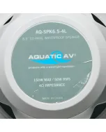 6.5" 2 Way Black Marine Speaker
