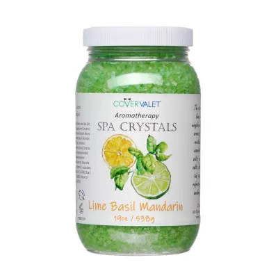 Lime Basil Mandarin Spa Crystals