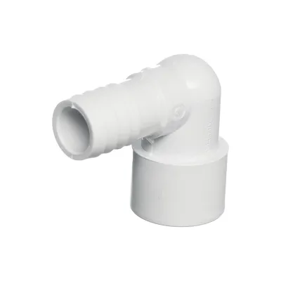 1" Sp x 3/4" Barb Adapter 90