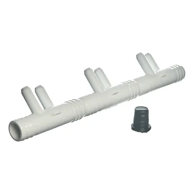 3/4 x 3/8 inch 2 Barb Manifold 