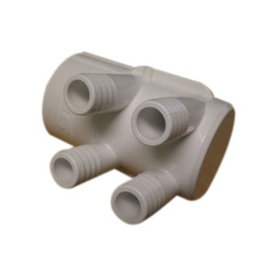 2 inch S x 3/4inch, 4 Barb Ended Manifold