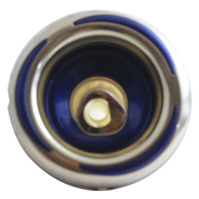 5 inch, SST/Pismo Blue Cyclone Swirl Jet
