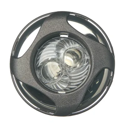 Poly Twin Roto LED Clear Jet
