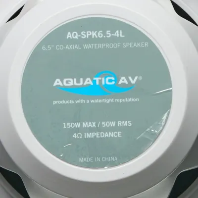 6.5" 2 Way Black Marine Speaker