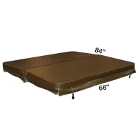 84" x 66" Hot Tub Cover (Long-edge Fold)