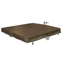 67" x 78" Hot Tub Cover (Short-edge Fold)