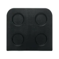 Small Filter Lid, Dk BLACK, No Logo