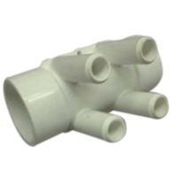 1.5 x 3/4 inch, 4 Barb SxS Manifold 
