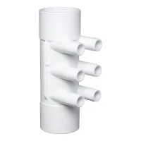 2 x 3/4 inch 6 Barb SxS Manifold 