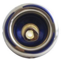 5 inch, SST/Pismo Blue Cyclone Swirl Jet