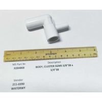 Cluster Jet Body 3/8" SB x 3/8" SB no Venturi