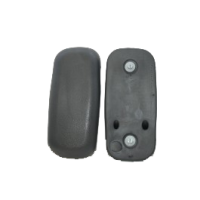 Charcoal, Flat Pillow