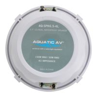 6.5" 2 Way Black Marine Speaker