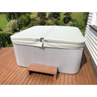 leather skinned hot tub cover for spa